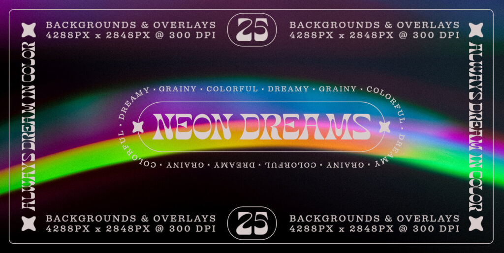 Diving into Neon Dreams: A Graphic Design Odyssey Imbued with Retro Charm and Modern Twists - Image 1