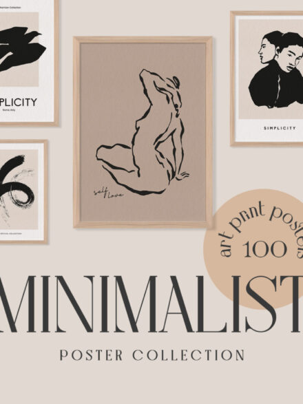 Exploring Tranquillity through Minimalist Prints Posters: A Delicate Balance of Aesthetics and Design - Image 7