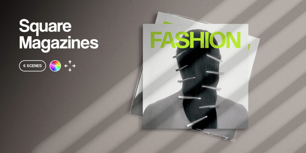 Square Magazine Mockups Collection: The Unbroken Bridge between Print Charm and Digital Genius - Image 2
