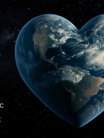 Unfolding Cosmic Love: A Dive into the Earth Heart Graphics Odyssey - Image 1
