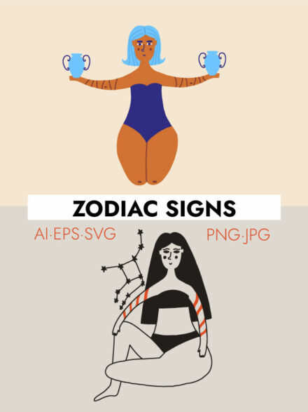 Discover the Allure of Zodiac Signs Graphics: The Artistic Intersection of Astrology and Design - Image 3