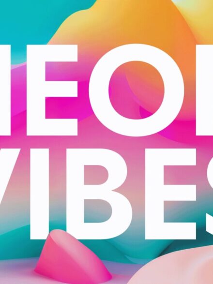 Neon Vibes Graphics: A Luminescent Path to Tranquil Design - Image 12