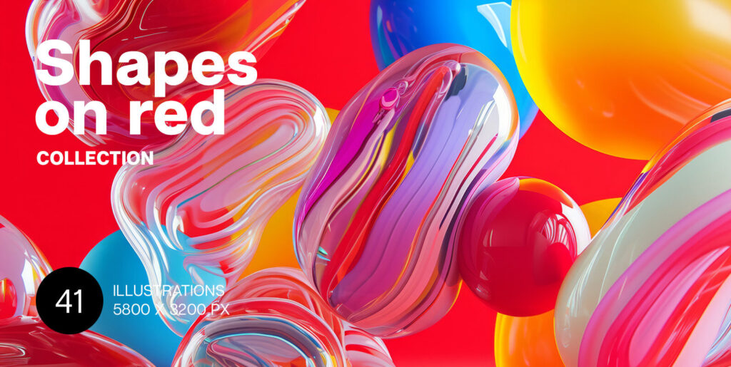 Reimagining Modern Aesthetics: The Influence of Shapes on Red Graphics - Image 2