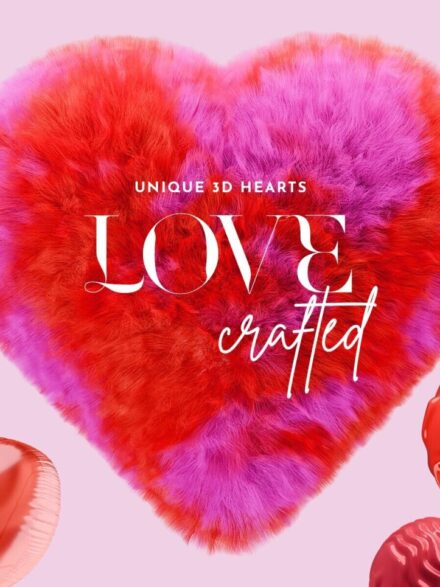 Unveiling the Art of Affection: A Journey through Love Crafted Hearts Graphics - Image 1