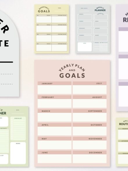 Mastering Productivity with Artistic Flair: The Colorful Planner Templates Revolution - Image 6
