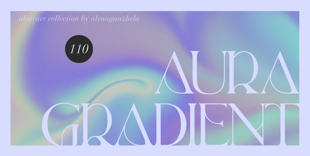 Radiant Revelations with AURA GRADIENT: A Visionary Fusion of Shapes & Textures - Image 1
