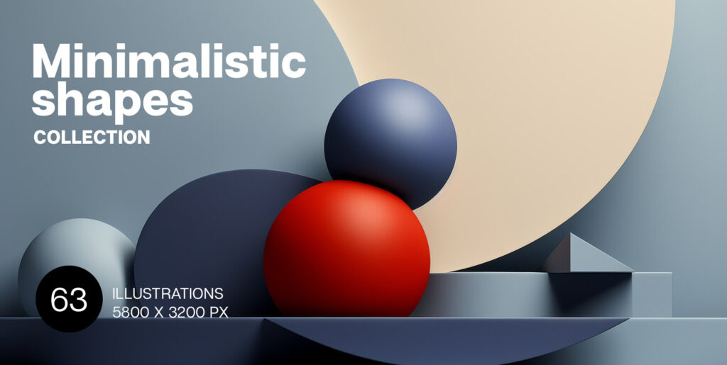 Unveiling Artistry through Minimalistic Shapes in Graphic Design - Image 1