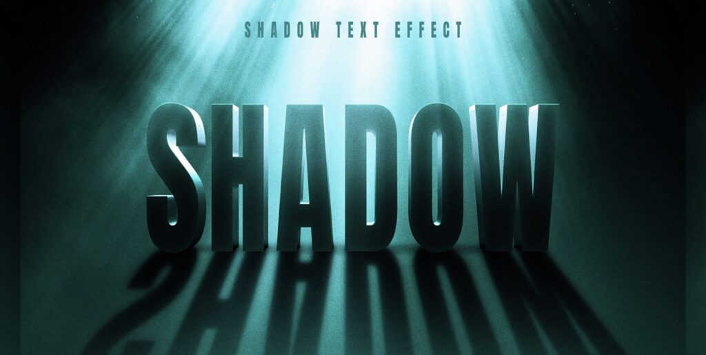Exploring the Innovations of Digital Artistry: Cinematic Shadow Text Effect - Image 1