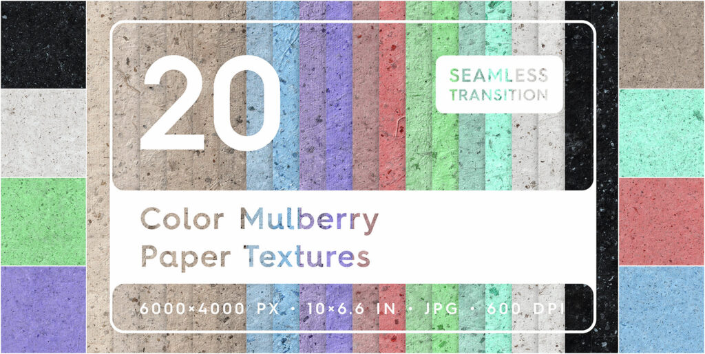 Masterful Narrations: The Artistic Impact of 20-Color Mulberry Paper Texture Backgrounds - Image 1