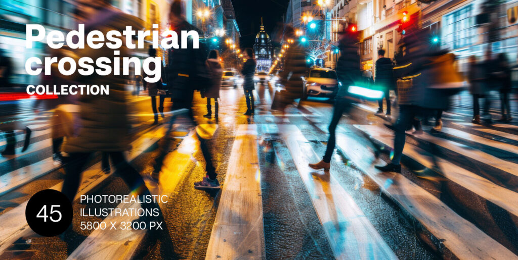 Transcending Boundaries: The Art of Urban Motion in Pedestrian Crossing Graphics - Image 2