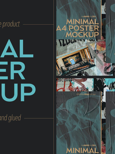 Unraveling Visual Narratives: A Journey into Design with the Minimal A4 Poster Mockup Scene - Image 5