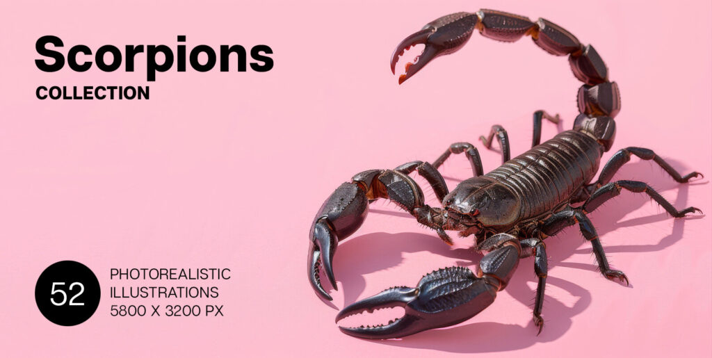 Stinging Aesthetics: An Excursion into Scorpions Graphics Collection - Image 1