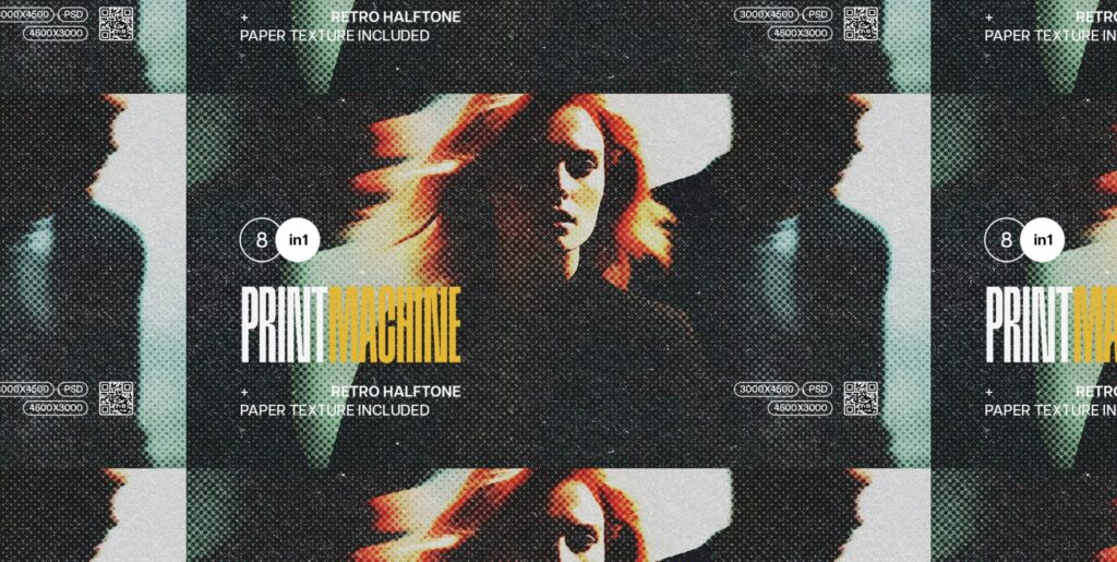 Revolutionizing Design: The Enduring Charm of Vintage Halftone Photo Effect - Image 1