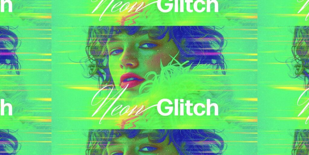 Neon Hologram Photo Effect: A Modern Catalyst in Digital Design Spectacle - Image 1