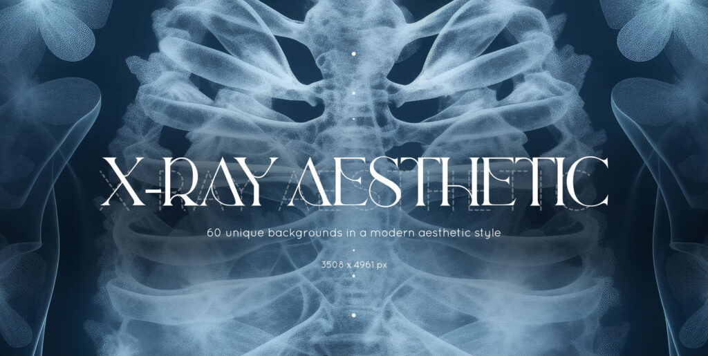 X-ray Aesthetic Backgrounds: Revolutionizing Creative Imagery with Scientific Intricacy - Image 1