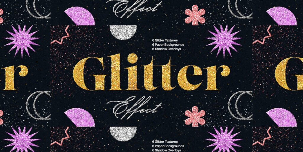Glistening Revelations: The Sparkling Glitter Text & Logo Effect Graphics Experience - Image 1