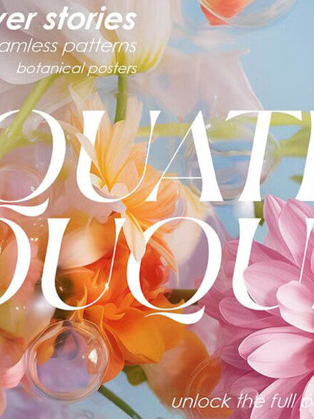 Sailing the Digital Seas: The Aquatic Bouquet Animated Botany Graphics Journey - Image 6
