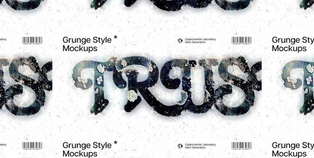 Embracing Aesthetic Anarchy: The Grunge Wall Distortion Mockup Revolution - Image 1