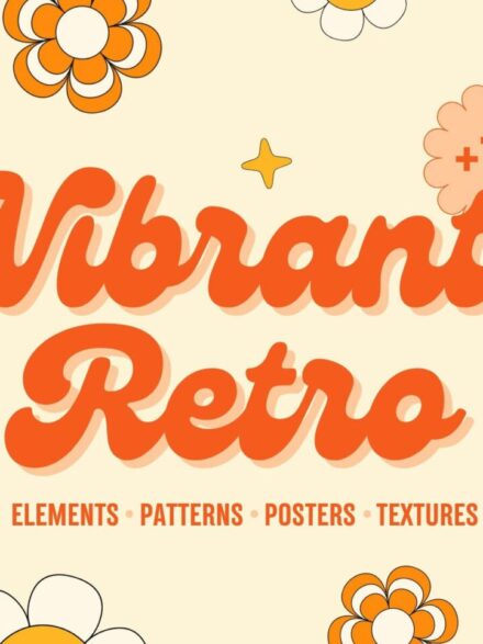 114 Vibrant Retro Graphic Collection Graphics - Image 2