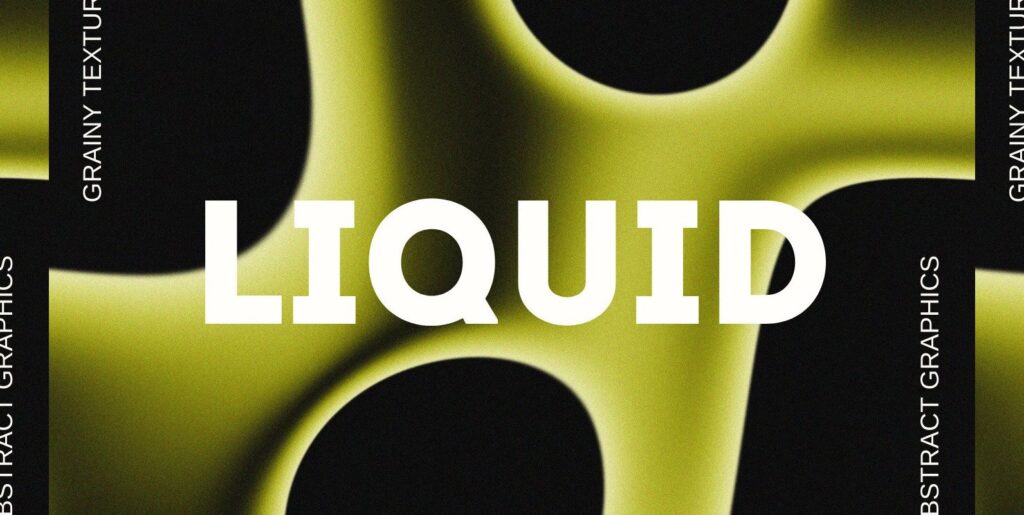 Liquid Grainy Gradient Shapes Backgrounds Graphics - Image 2