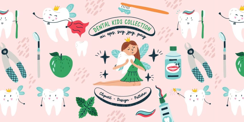 Dental Kids Collection Graphics - Image 1