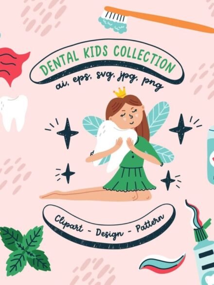 Dental Kids Collection Graphics - Image 1