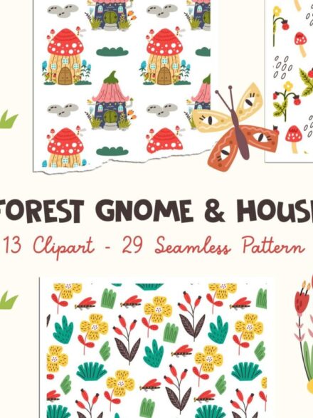 Forest Gnome & House Graphics - Image 5
