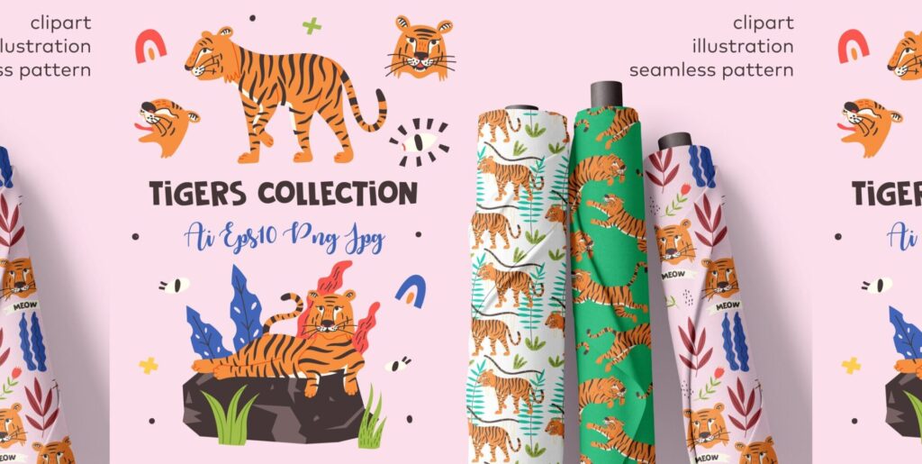 Tigers Collection Graphics - Image 1