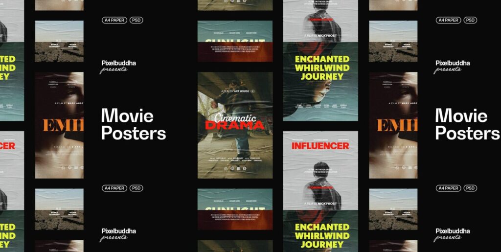 Movie Posters Collection Graphics - Image 1