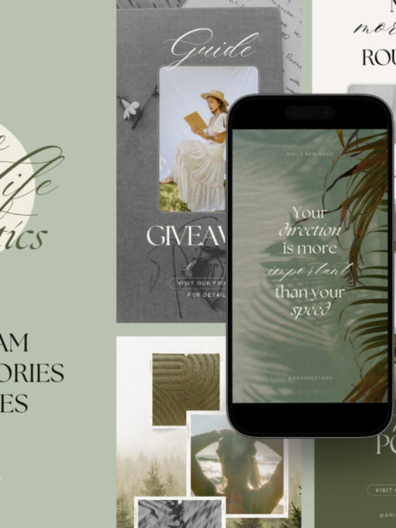 Slow Life Social Media Templates Graphics - Image 7