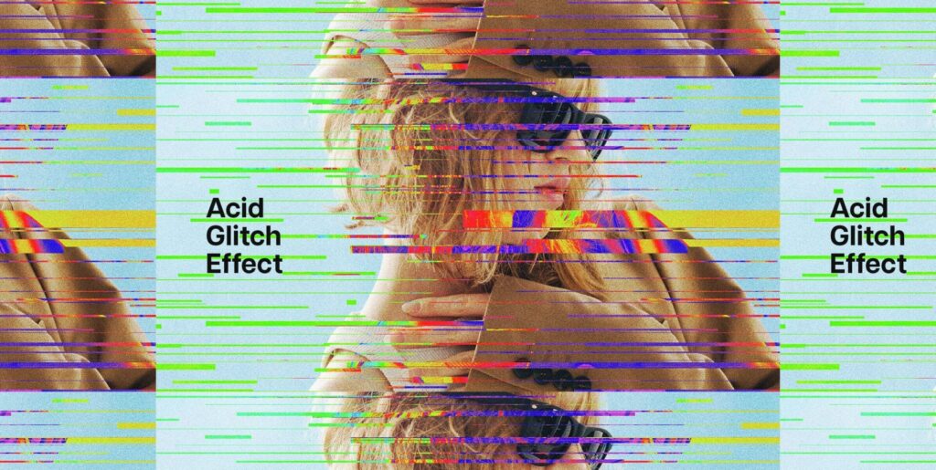 Acid Glitch Photo Effect Extra - Image 2