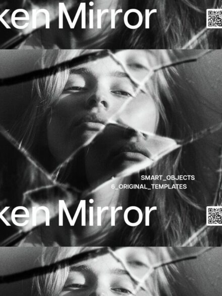 Broken Mirror Photo Effects Graphics - Image 9