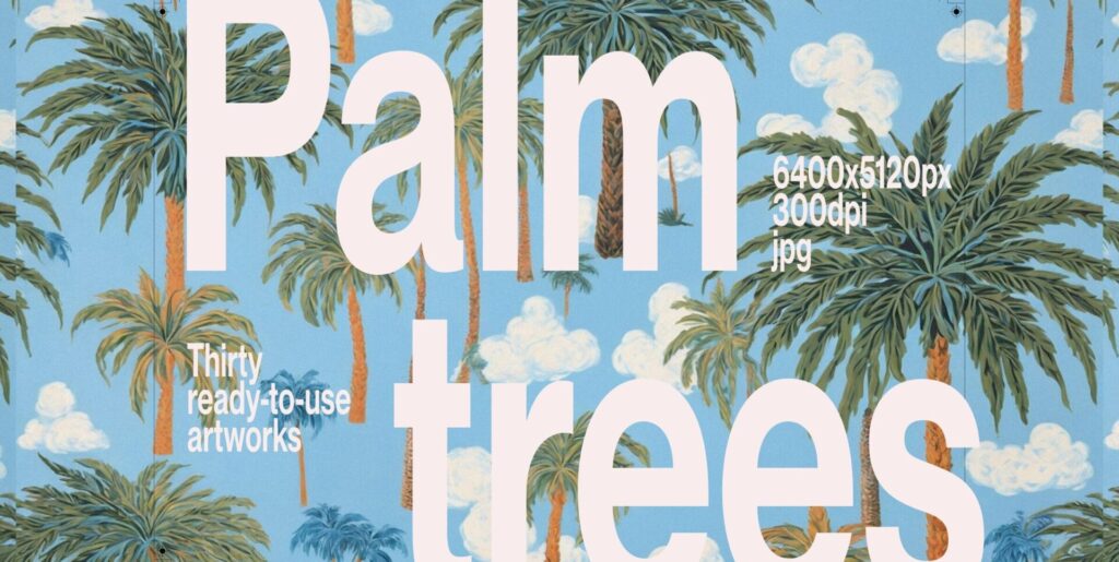 Palm Trees Illustrations Graphics - Image 2