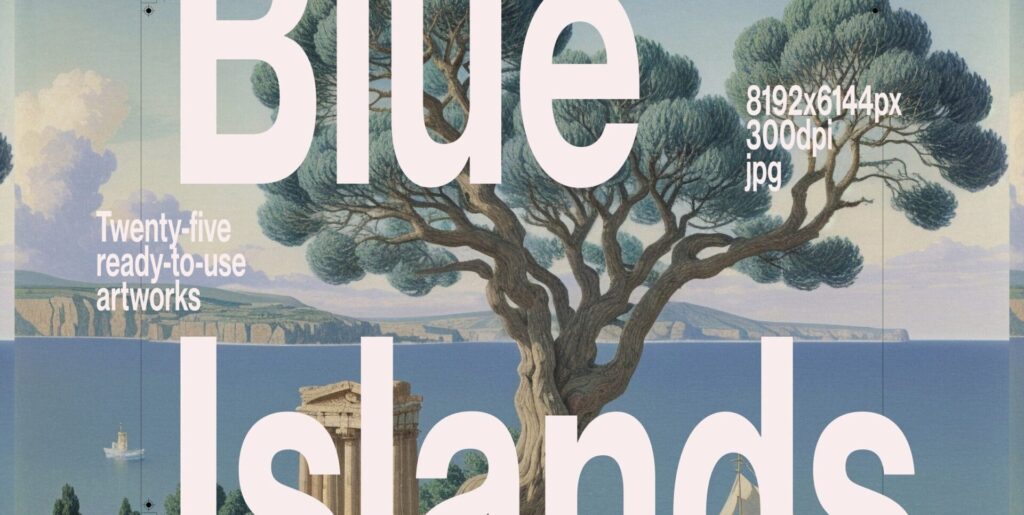 Blue Islands Illustrations Graphics - Image 1