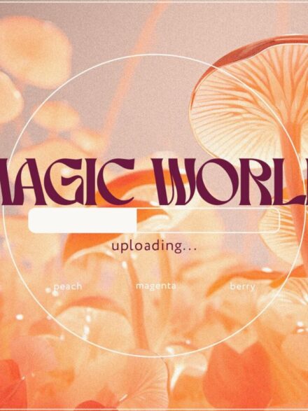 Magic World Mushroom Backgrounds Graphics - Image 2