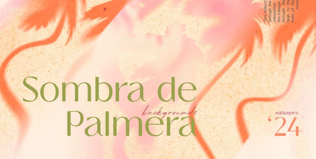 Sombra De Palmera Summer Backgrounds Graphics - Image 1