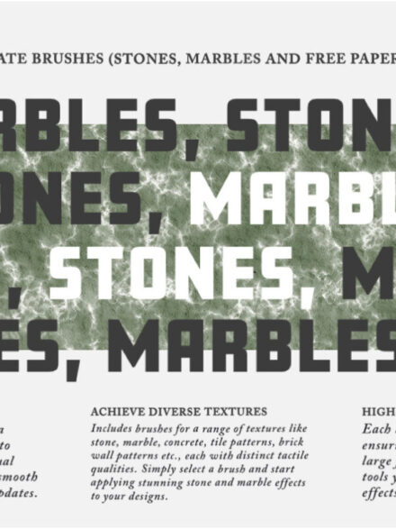 Stones & Marbles Procreate Brushes Extra - Image 9