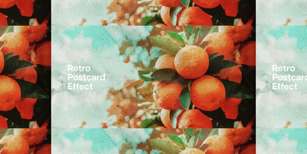 Retro Postcard Photo Effect Extra - Image 1