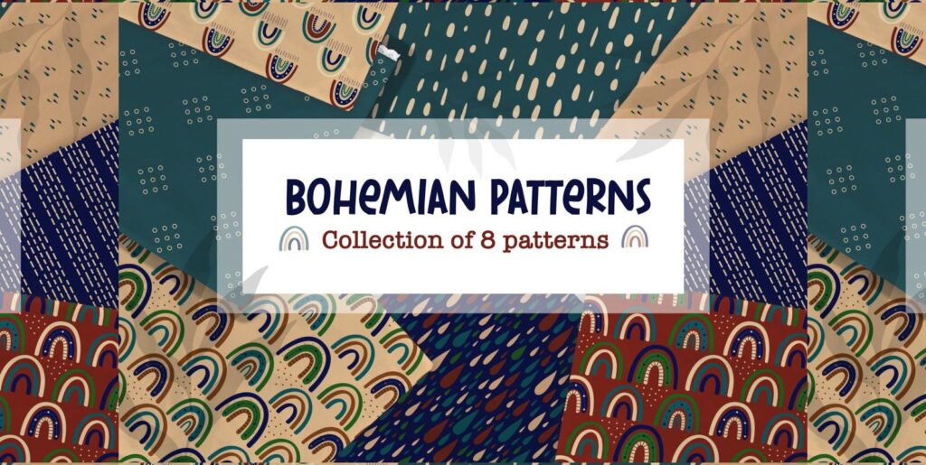 Bohemian Patterns Graphics - Image 1
