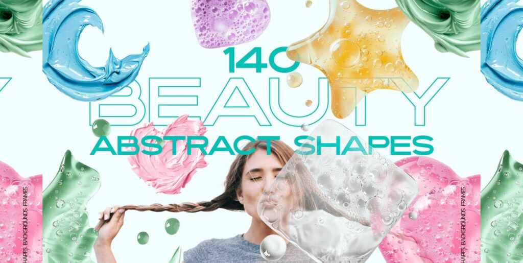Beauty abstract shapes and backgrounds Graphics - Image 1