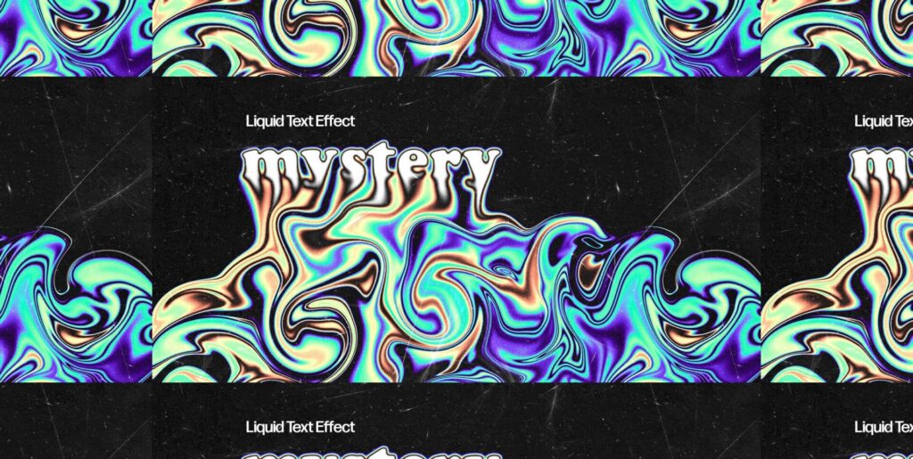 Blurred Liquid Text Effect Extra - Image 1