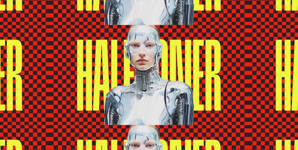 Checkered Halftone Photo Effect Extra - Image 1