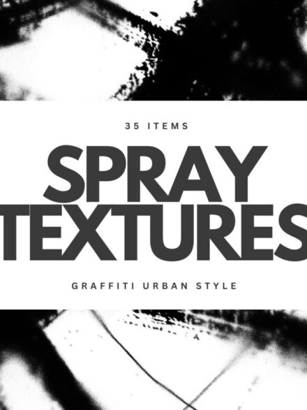 35 Spray Graffiti Grunge Textures Graphics - Image 2