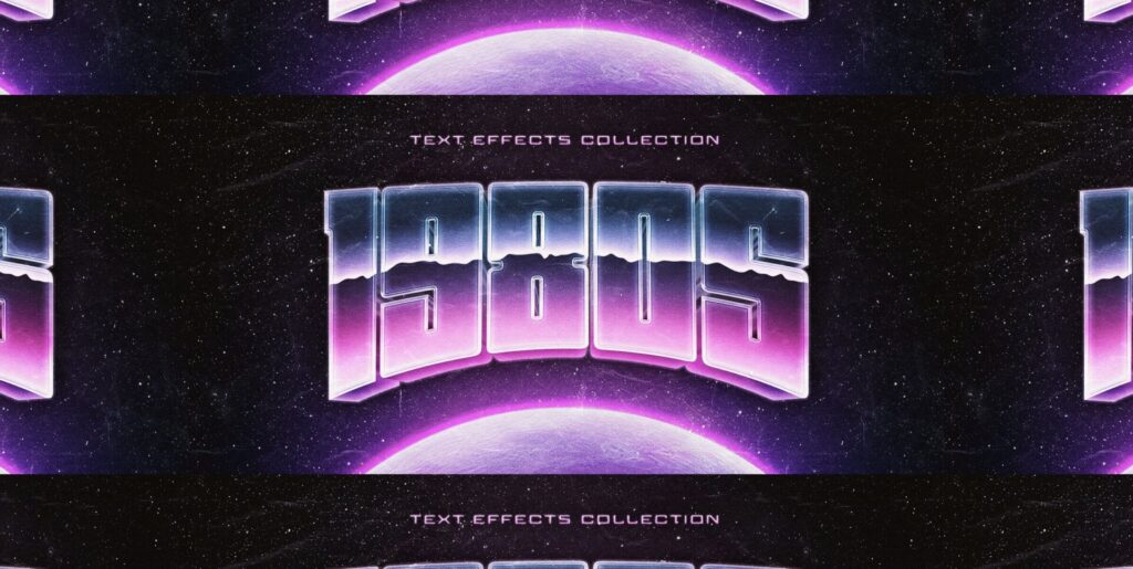 80s Text Effects Collection Extra - Image 1