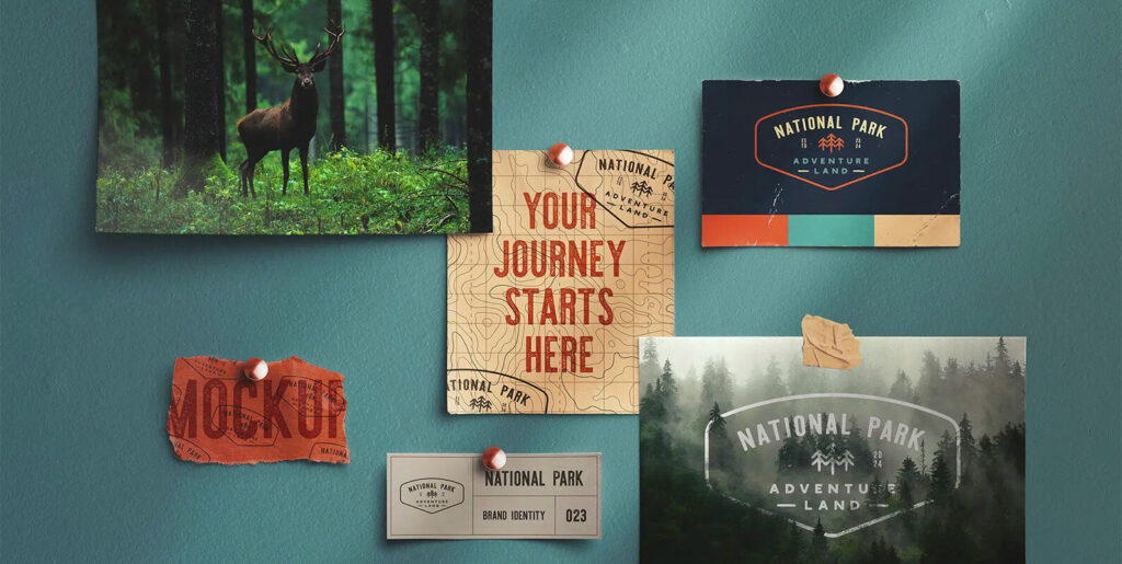 Scrapbook Collage Mockup Graphics - Image 1