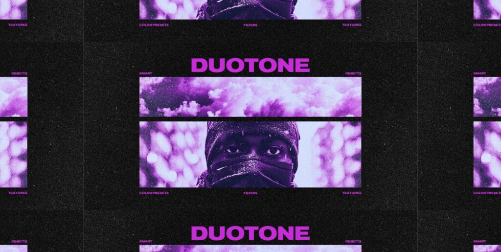 Retro Grainy Duotone Photo Effect Extra - Image 2