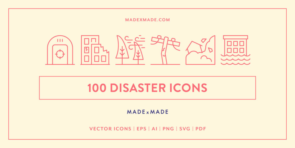 Disaster Icons Graphics - Image 1
