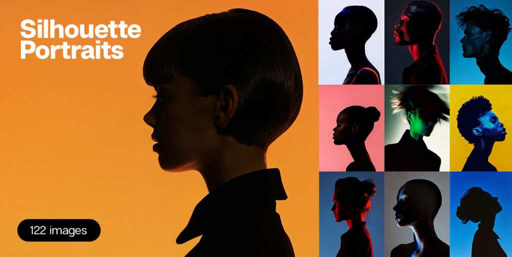 Silhouette Portraits Graphics - Image 1
