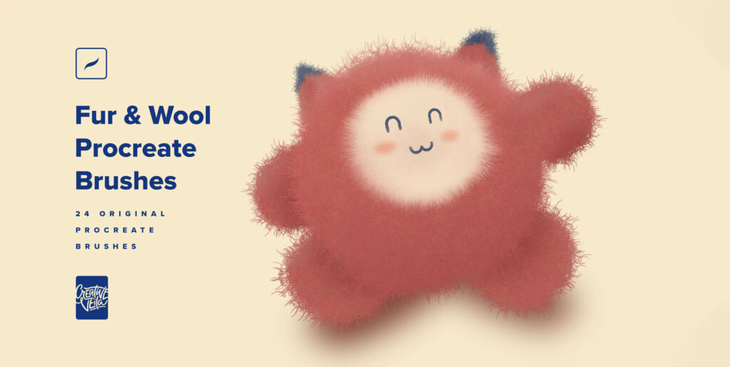 Fur and Wool Procreate Brushes Extra - Image 1