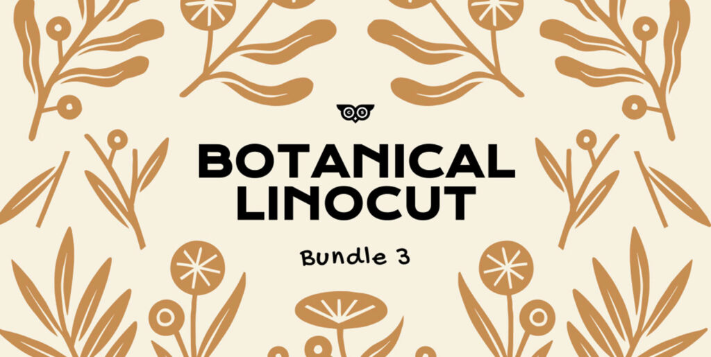 Botanical Linocut Bundle 3 Graphics - Image 2